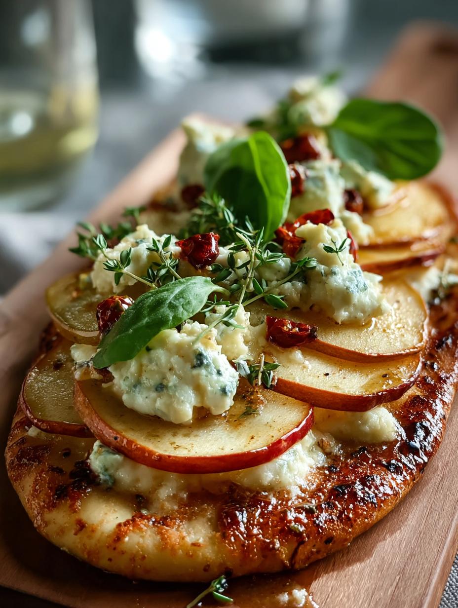 Delectable Brie Apple Flatbread for Effortless Entertaining - Brie Apple Flatbread - additional detail