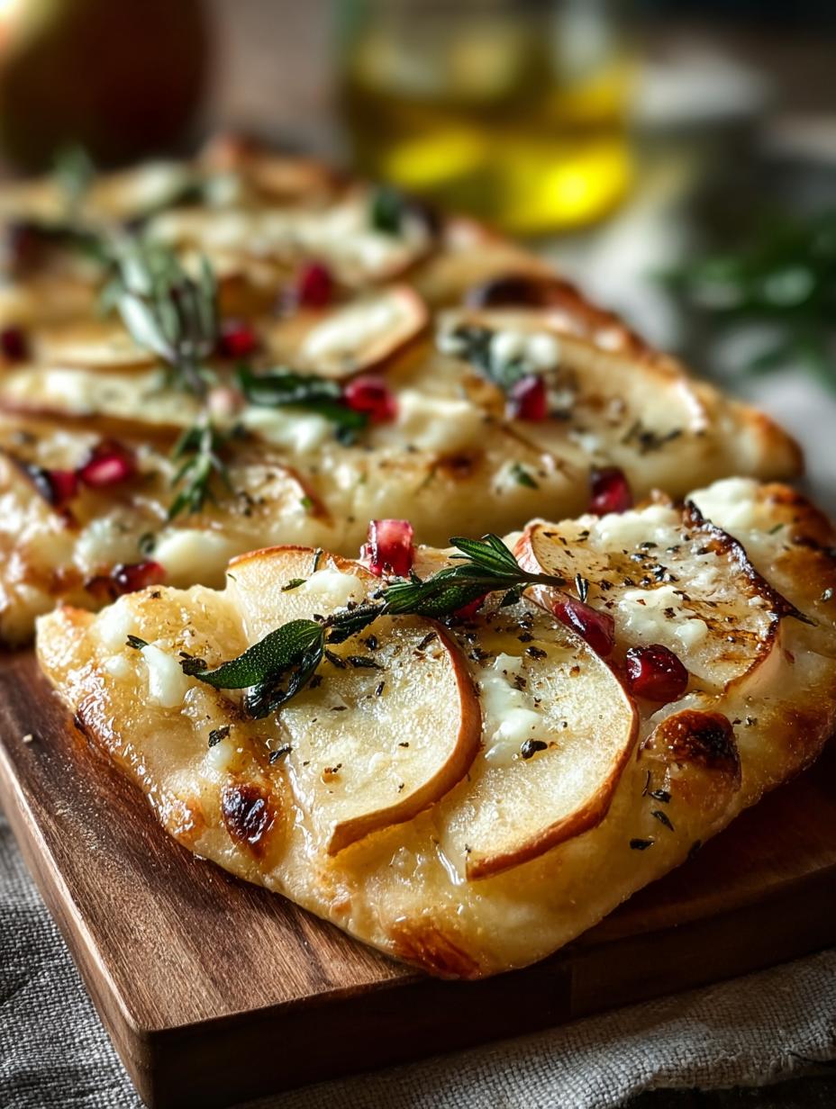 Brie Apple Flatbread
