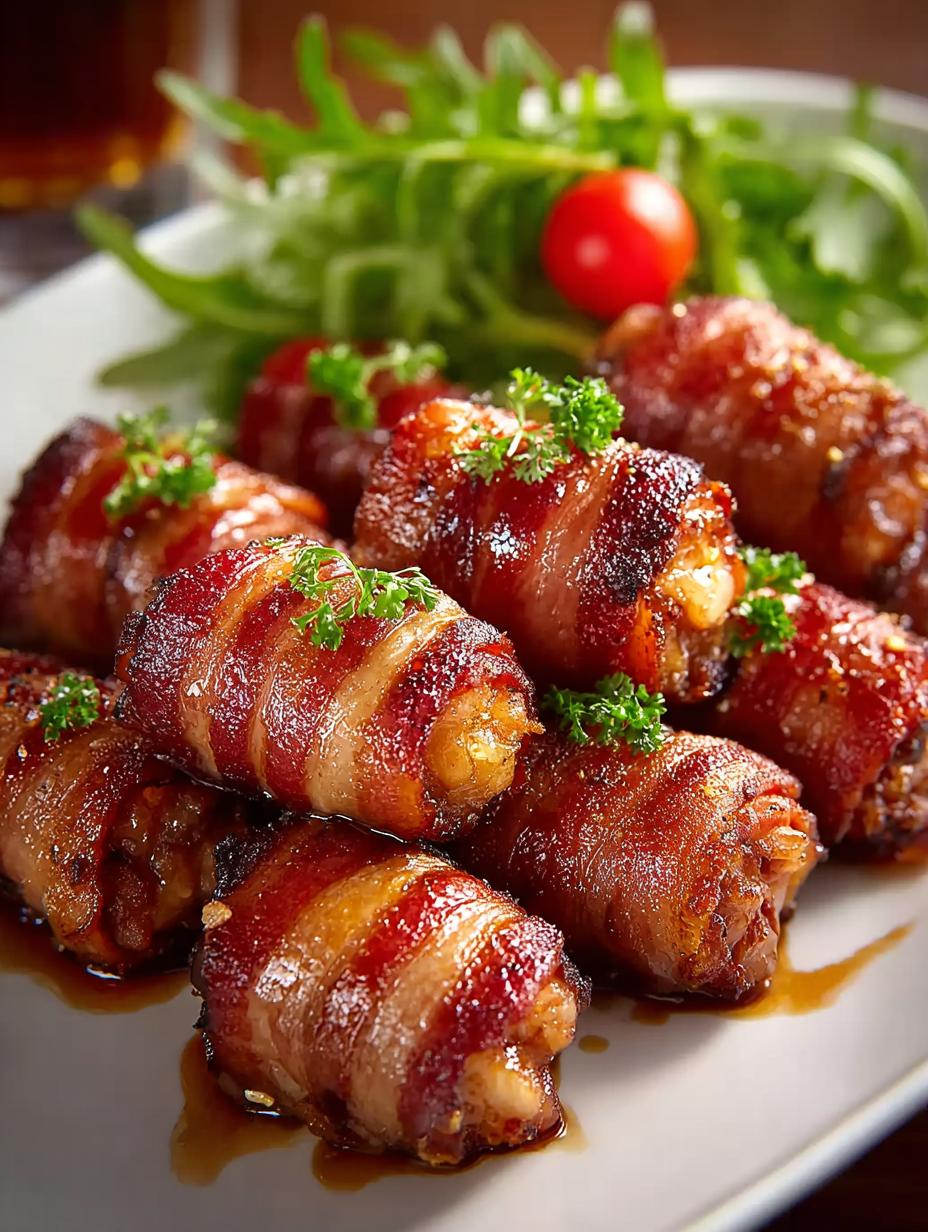 Brown Sugar Bacon Wrapped Smokies: 3-Ingredient Bliss - Brown Sugar Bacon Wrapped - additional detail