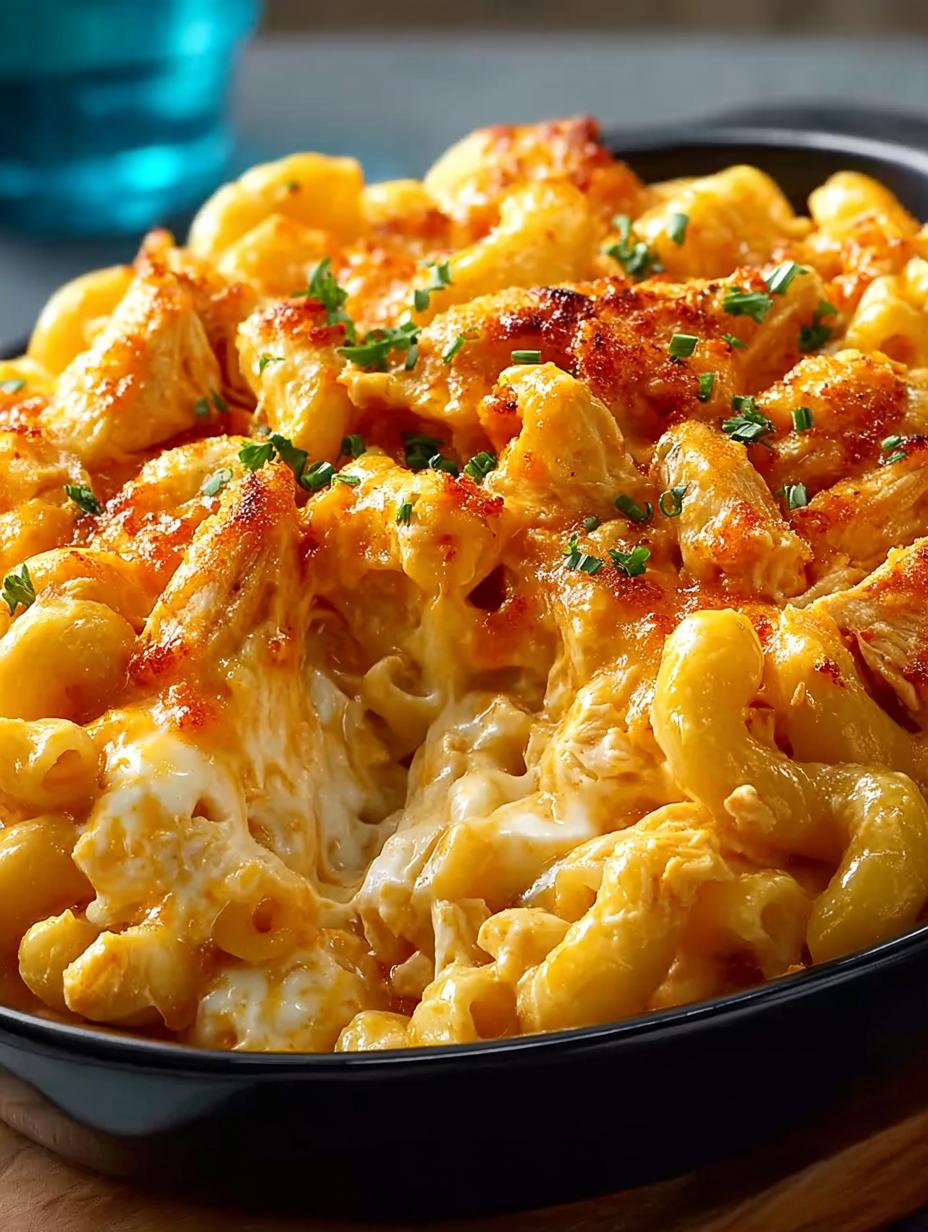 Delicious Buffalo Chicken Mac Cheese for Everyone - Buffalo Chicken Mac Cheese - additional detail