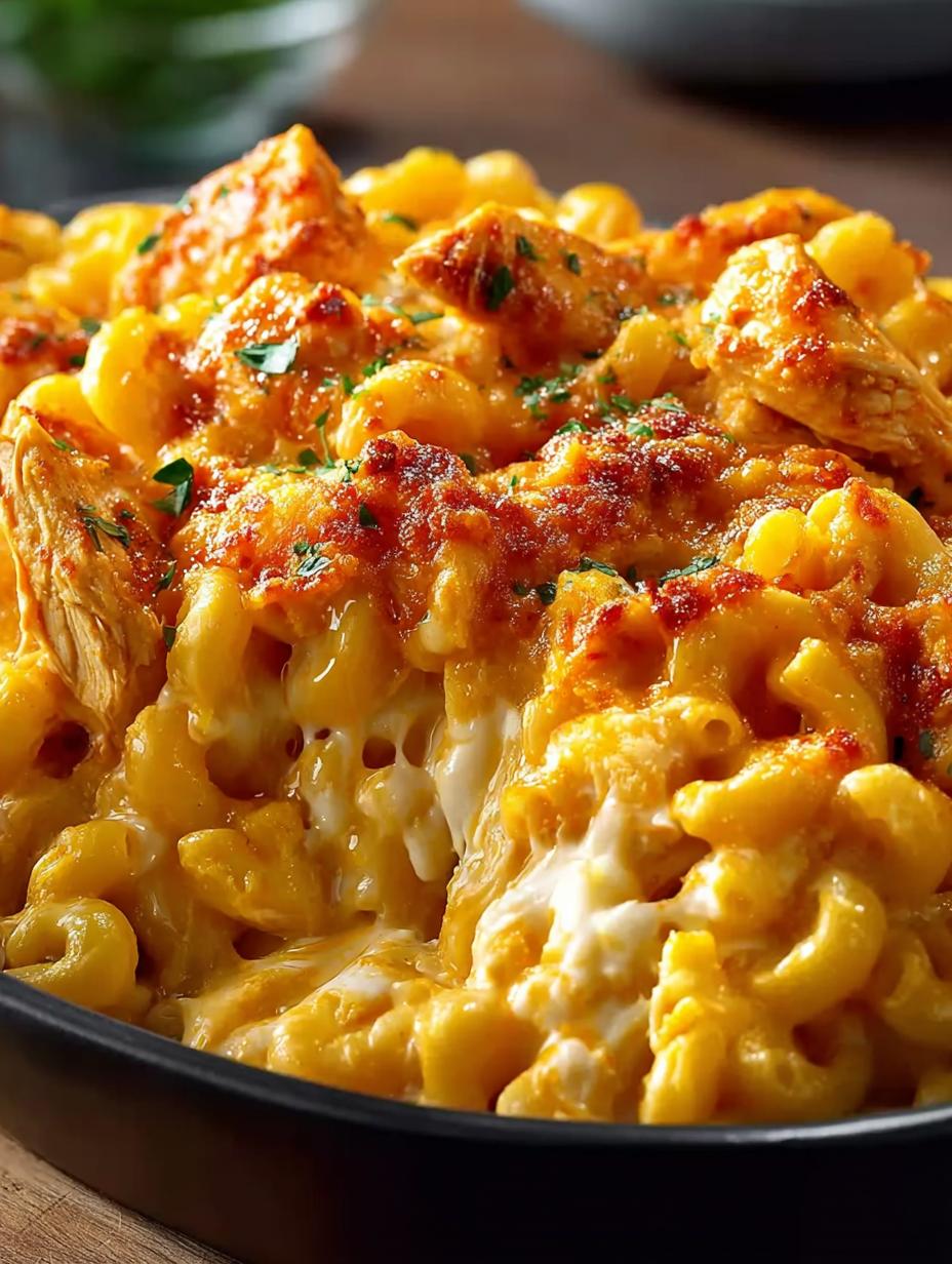 Buffalo Chicken Mac Cheese