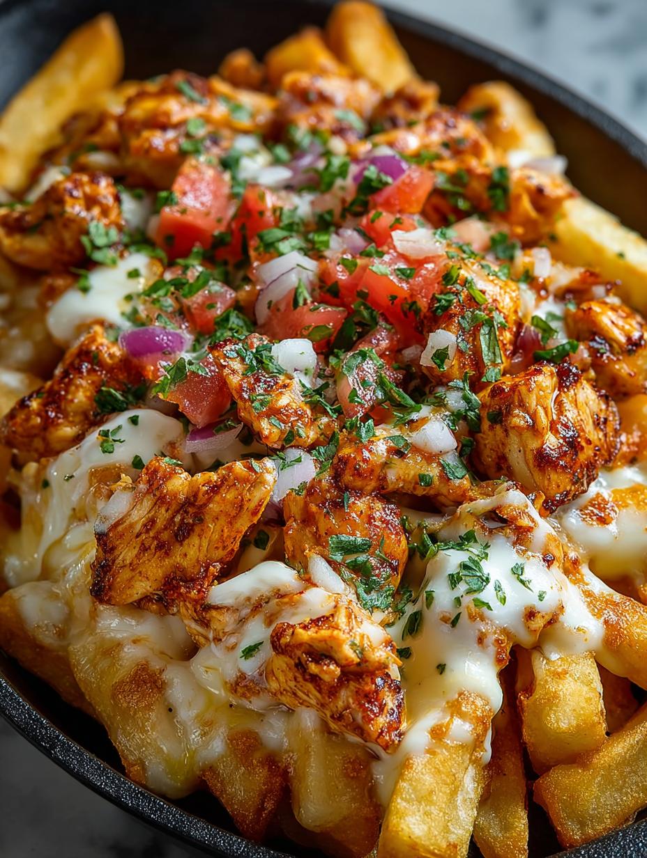 Delicious Cajun Chicken Loaded Fries You Must Try - Cajun Chicken Loaded Fries - additional detail