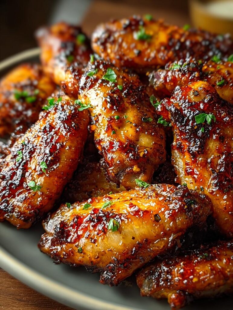 Cajun Garlic Chicken Wings