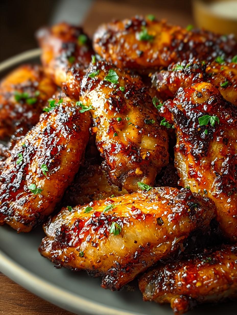 Cajun Garlic Chicken Wings