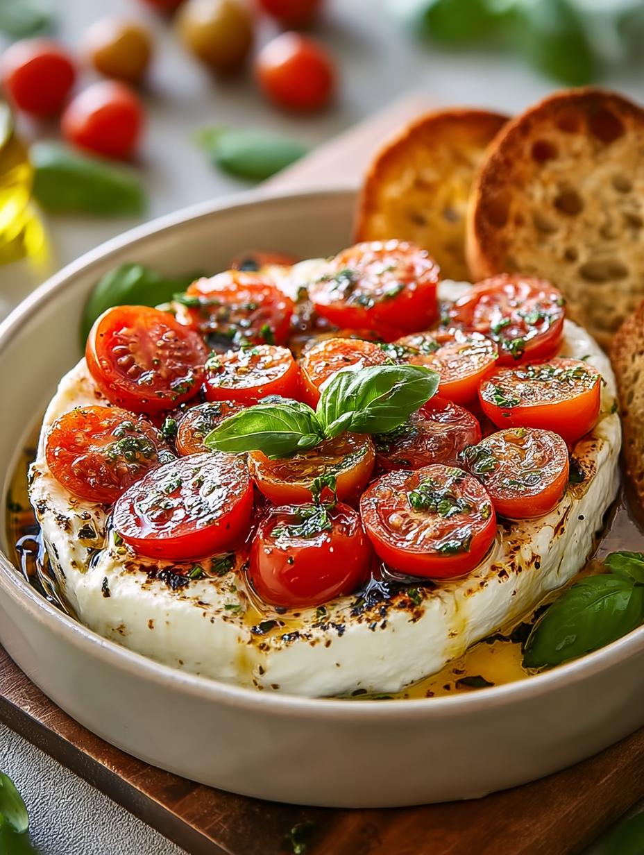 Melted Caprese Dip: Irresistible Flavor for Gatherings - Caprese Dip - additional detail