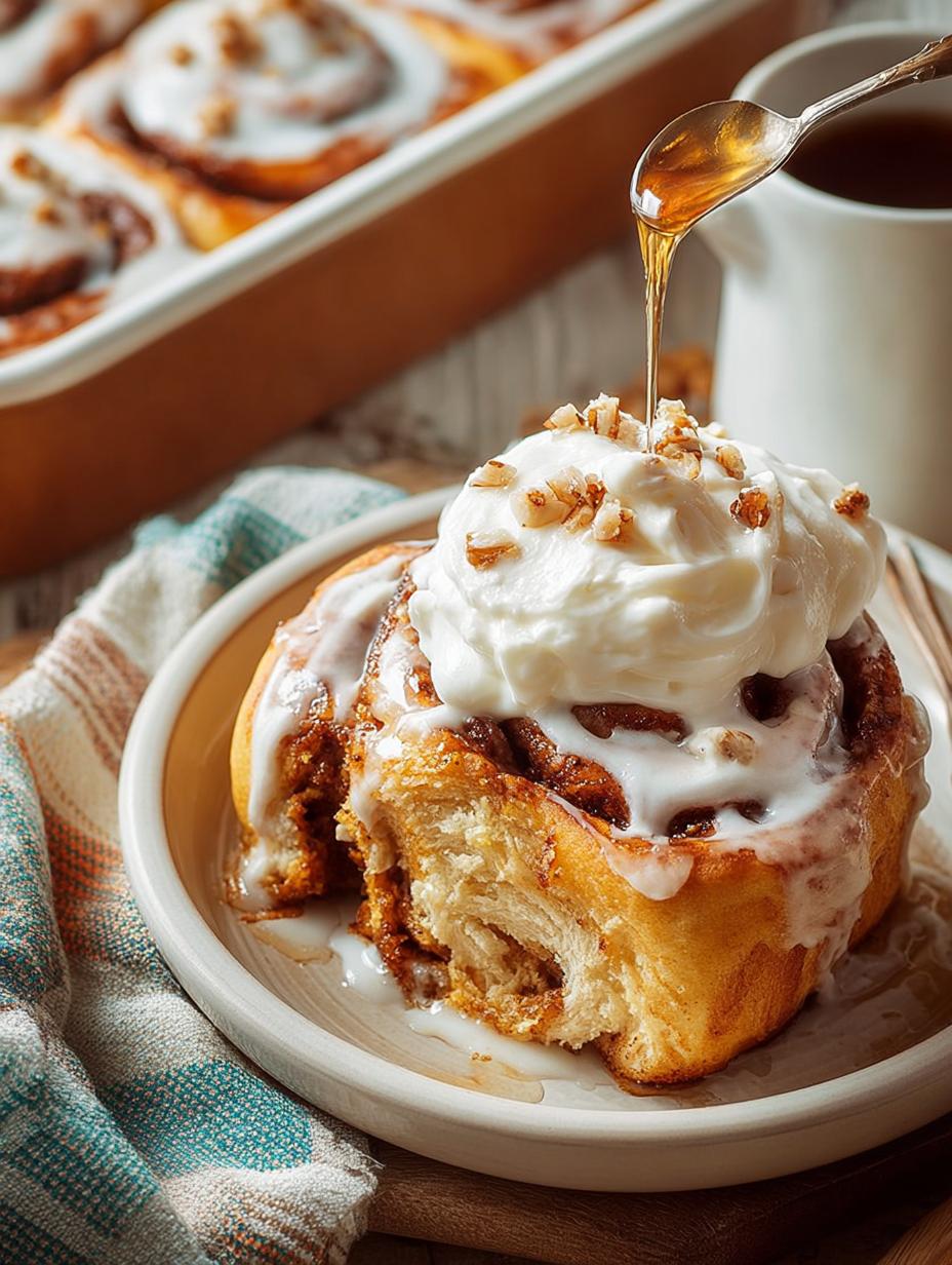 Carrot Cake Cinnamon Rolls