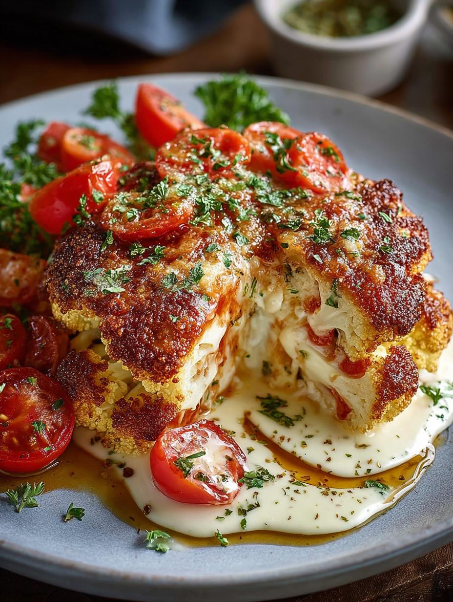Cauliflower Parmesan: 7 Delicious Ways to Enjoy This Dish 5 Irresistible Cauliflower Parmesan fresh from the oven on a baking sheet