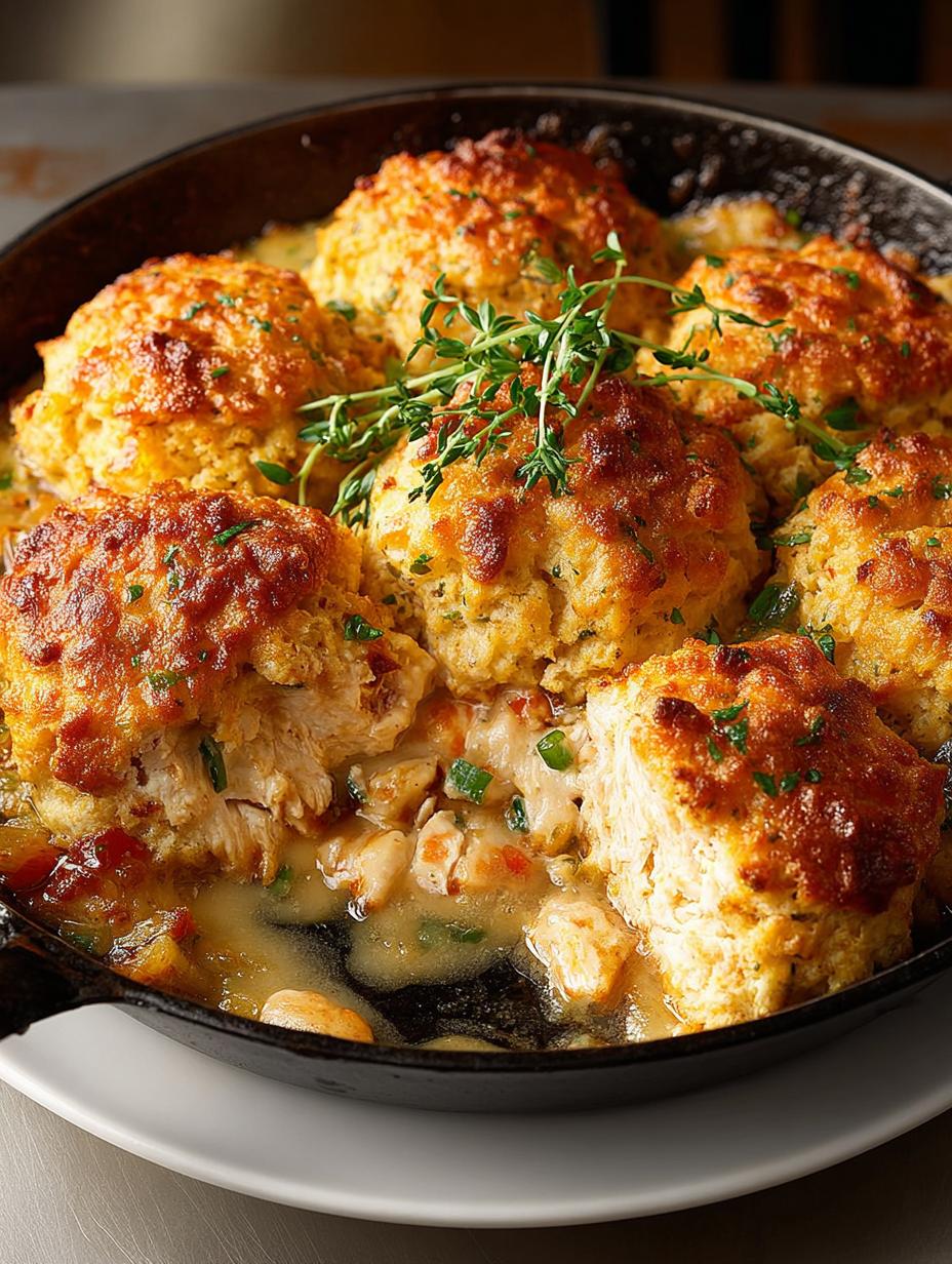 Delicious Cheddar Bay Biscuit Chicken Potpie Recipe - Cheddar Bay Biscuit Chicken - main visual representation