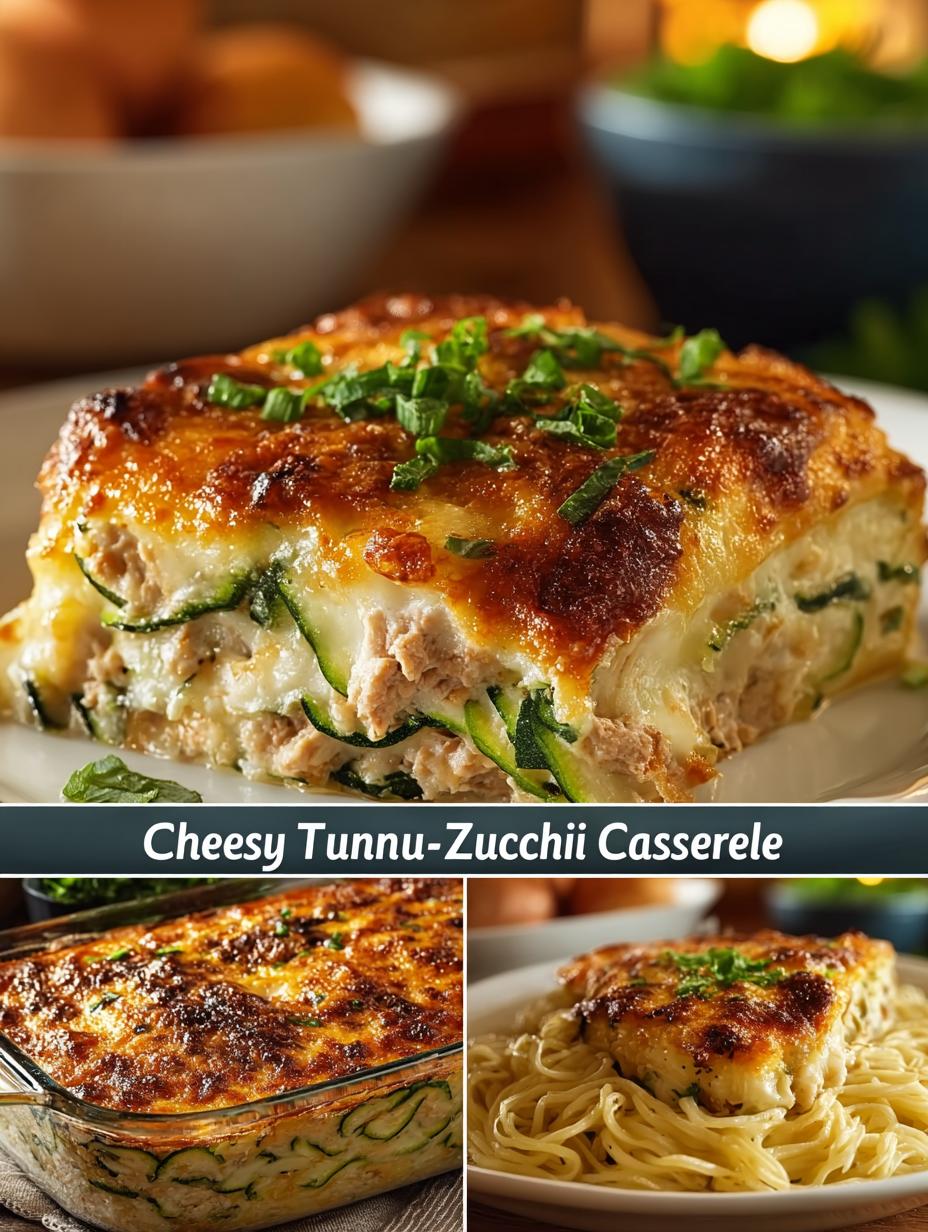 Cheesy Tuna Zucchini Casserole: 6 Delicious Steps - Cheesy Tuna Zucchini Casserole - additional detail