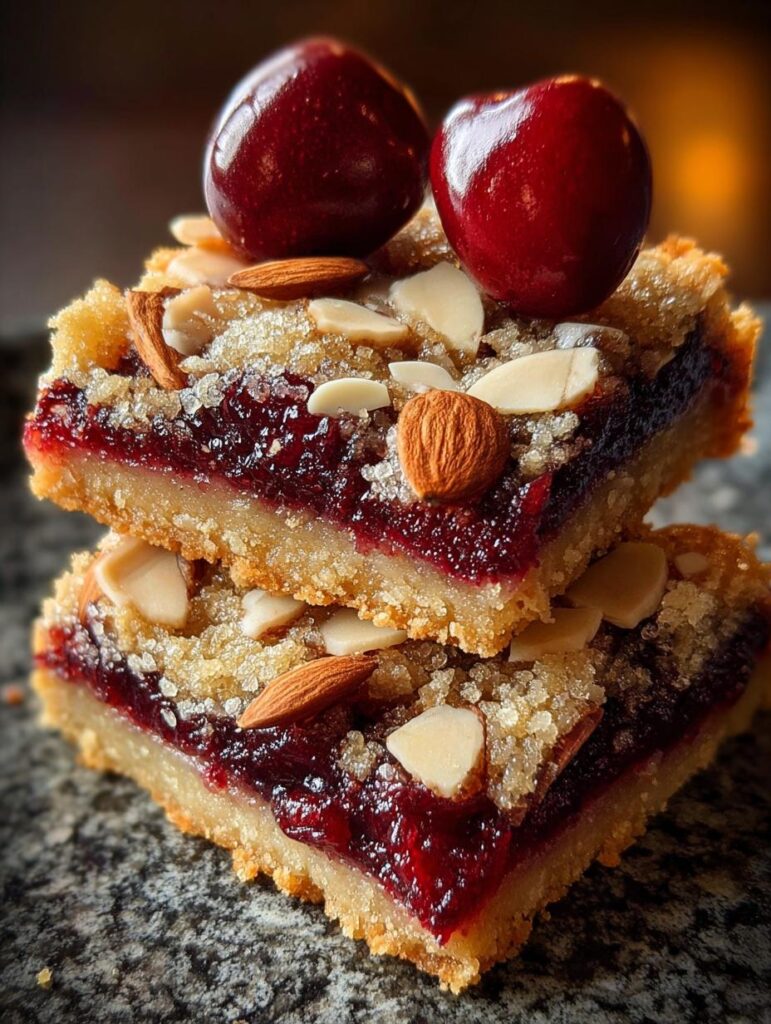 Cherry Almond Dessert Bars