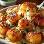 Chicken Alfredo Tater Tot