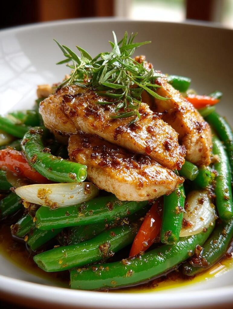 Chicken Green Bean Stir