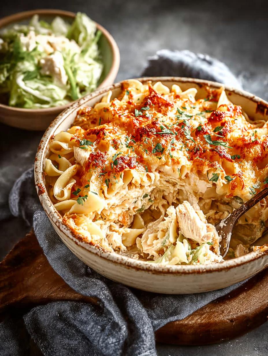 Chicken Noodle Casserole: 7 Comforting Family Favorites - Chicken Noodle Casserole - additional detail