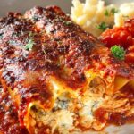 Chicken Spicy Marinara Manicotti