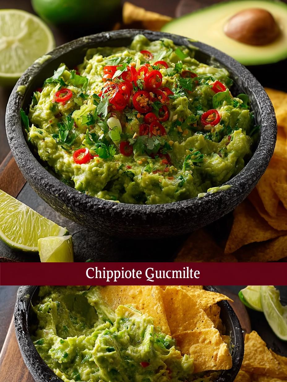 Chipotle Guacamole: 7-Minute Creamy Avocado Dip - Chipotle Guacamole - additional detail