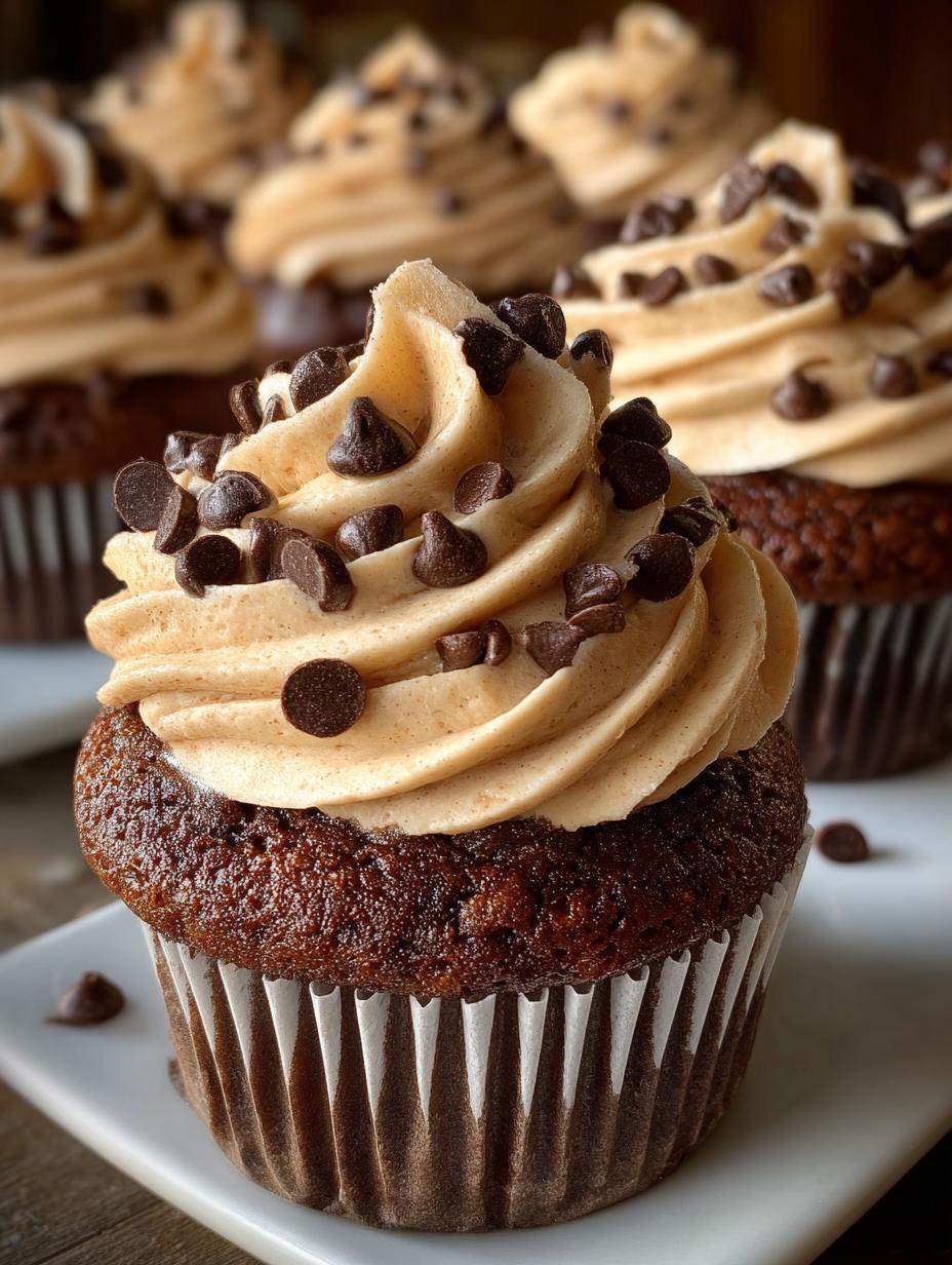 Chocolate Cookie Dough Cupcakes: 12 Irresistible Treats 5 Chocolate Cookie Dough Cupcakes: 12 Irresistible Treats - Chocolate Cookie Dough Cupcakes - main visual representation