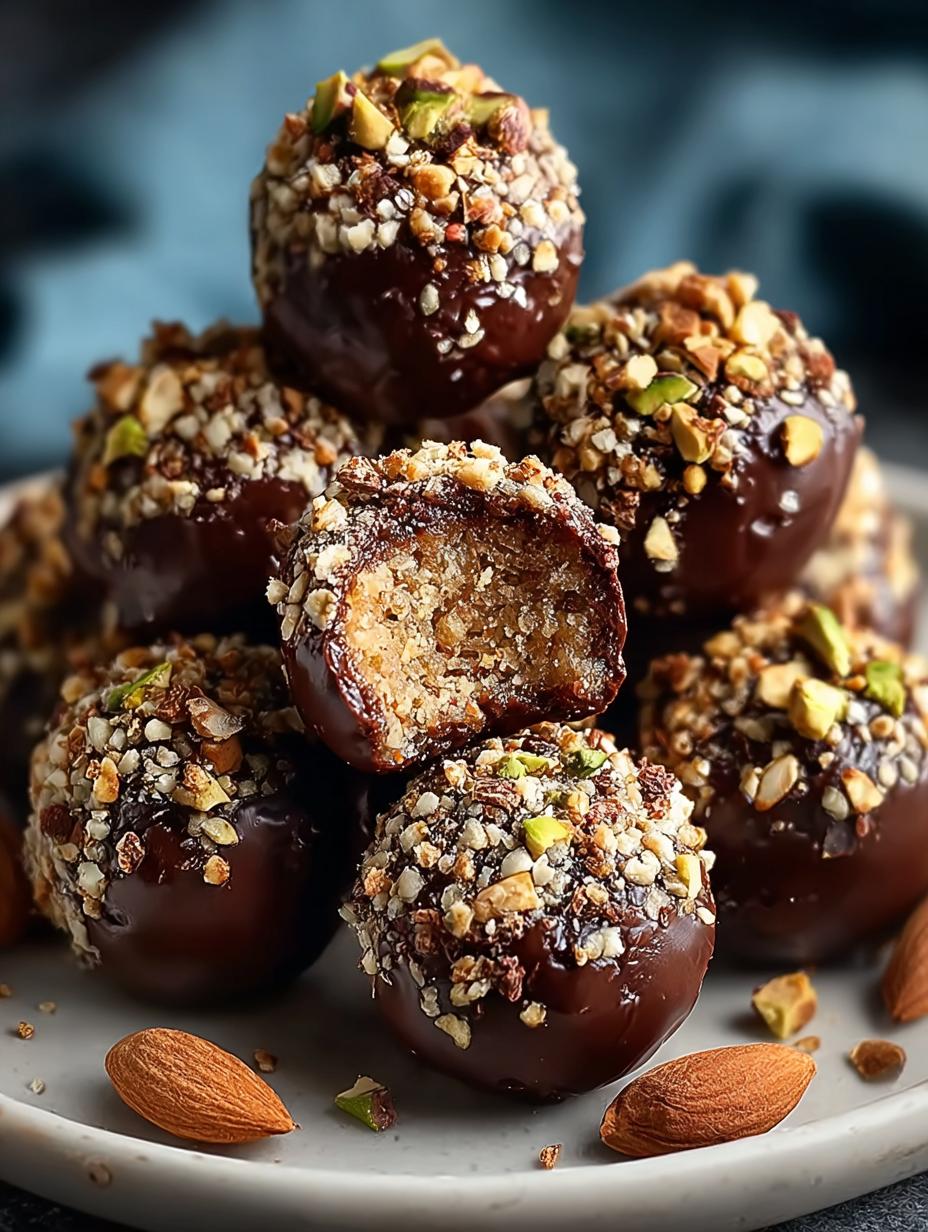Chocolate Tahini Energy Balls: 12 Healthy Treats to Love - Chocolate Tahini Energy Balls - main visual representation