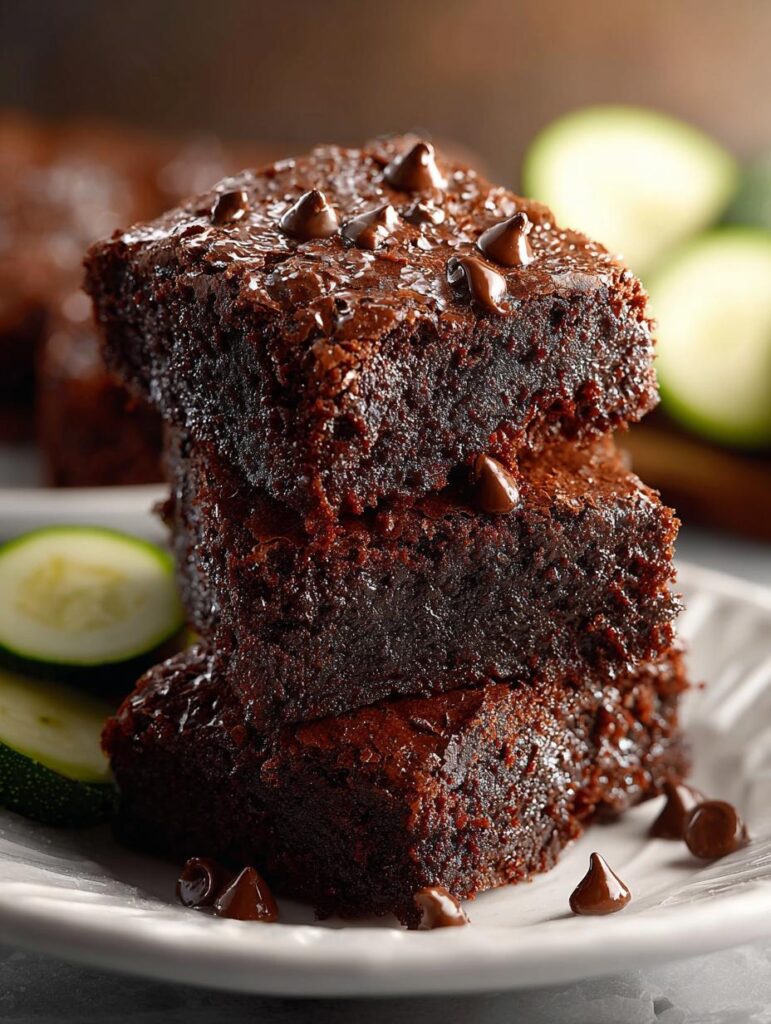 Chocolate Zucchini Brownies