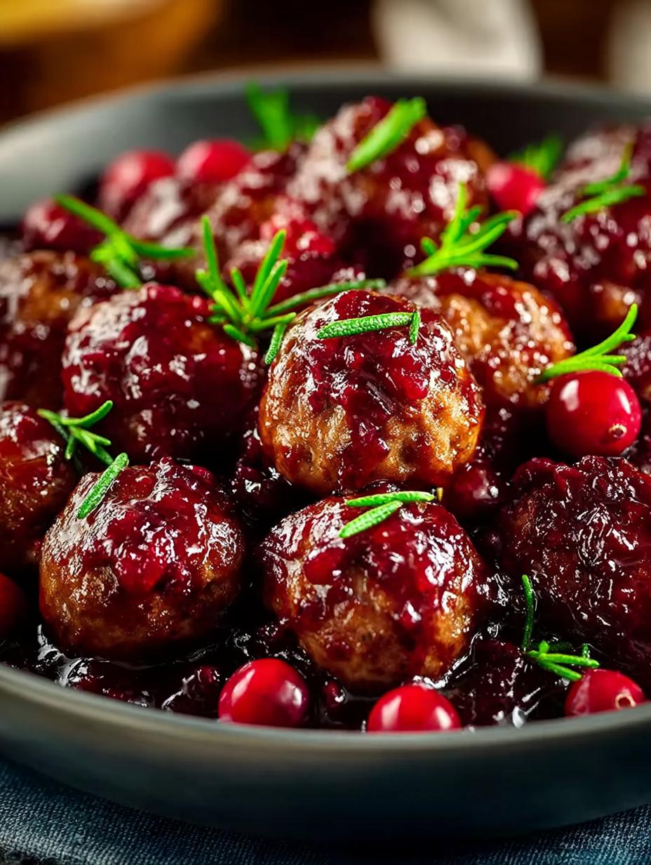 Christmas Cranberry Meatballs: 5 Festive Recipes to Try - Christmas Cranberry Meatballs - main visual representation