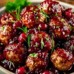 Christmas Cranberry Meatballs