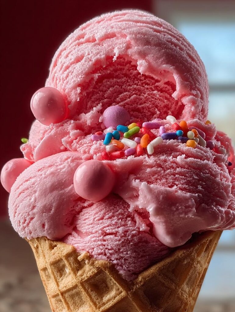 Churn Bubblegum Ice Cream