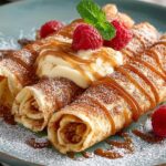 Cinnamon Roll Protein Crepes