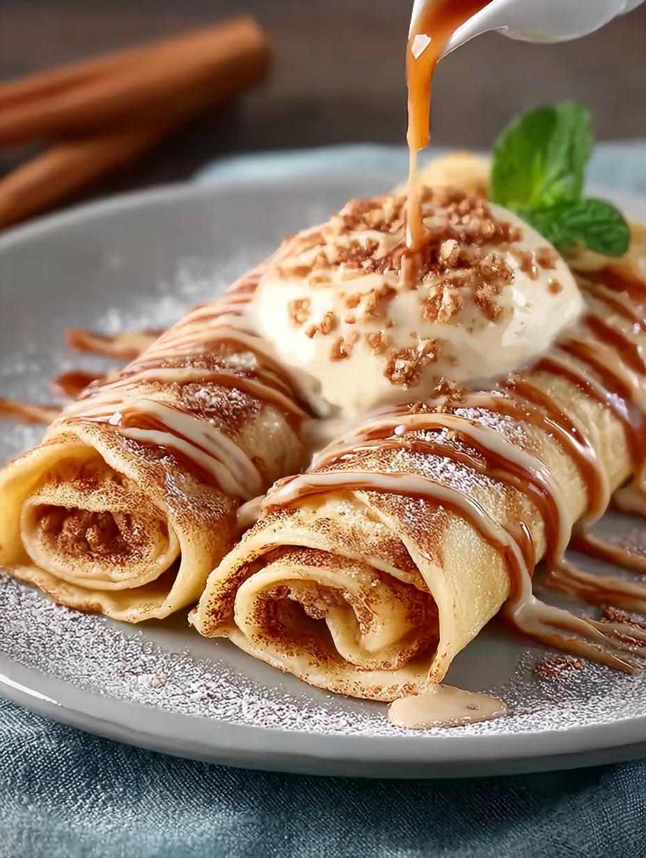 Cinnamon Roll Protein Crepes: 40g Protein Breakfast Delight - Cinnamon Roll Protein Crepes - additional detail