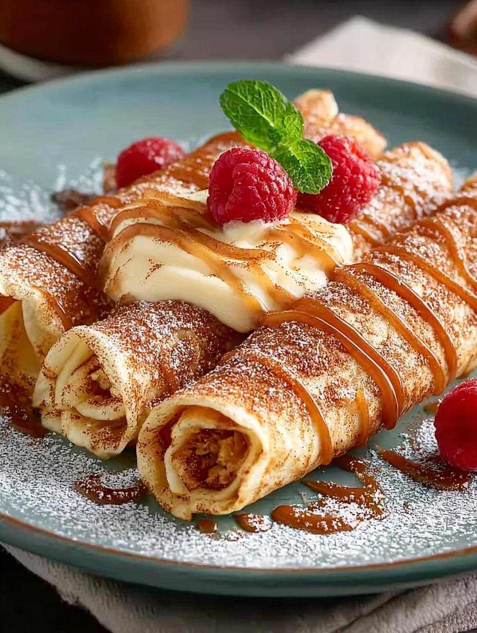 Cinnamon Roll Protein Crepes