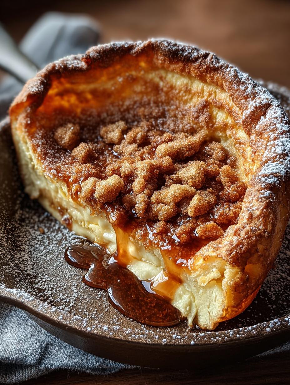 Delicious Cinnamon Sugar Dutch Baby Recipe to Impress - Cinnamon Sugar Dutch Baby - main visual representation