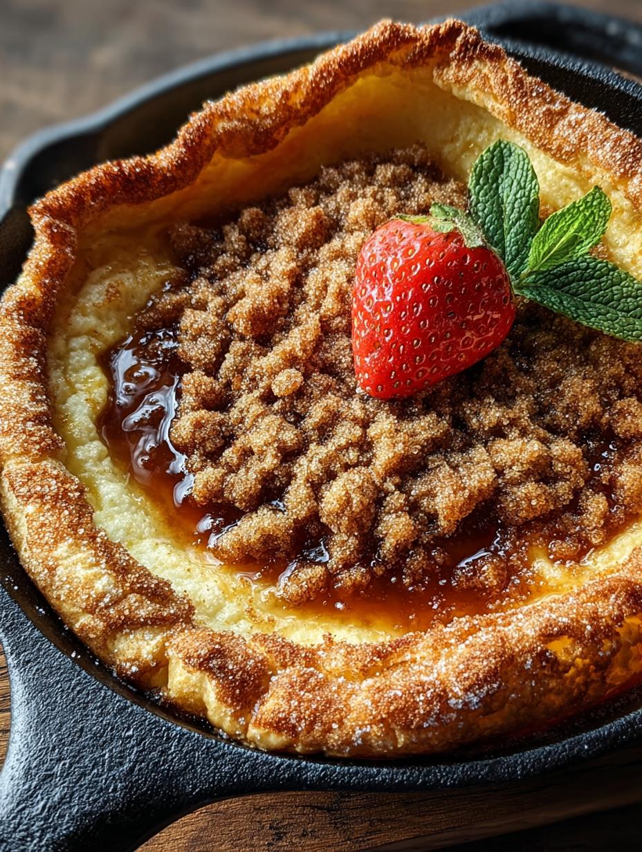 Cinnamon Sugar Dutch Baby