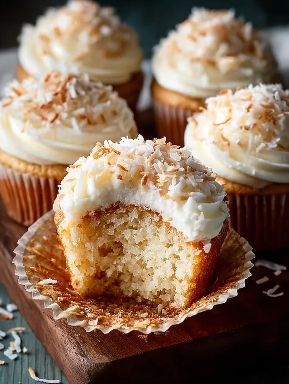 Epic Coconut Cupcakes Coconut Cream for Summer Bliss - Coconut Cupcakes Coconut Cream - additional detail