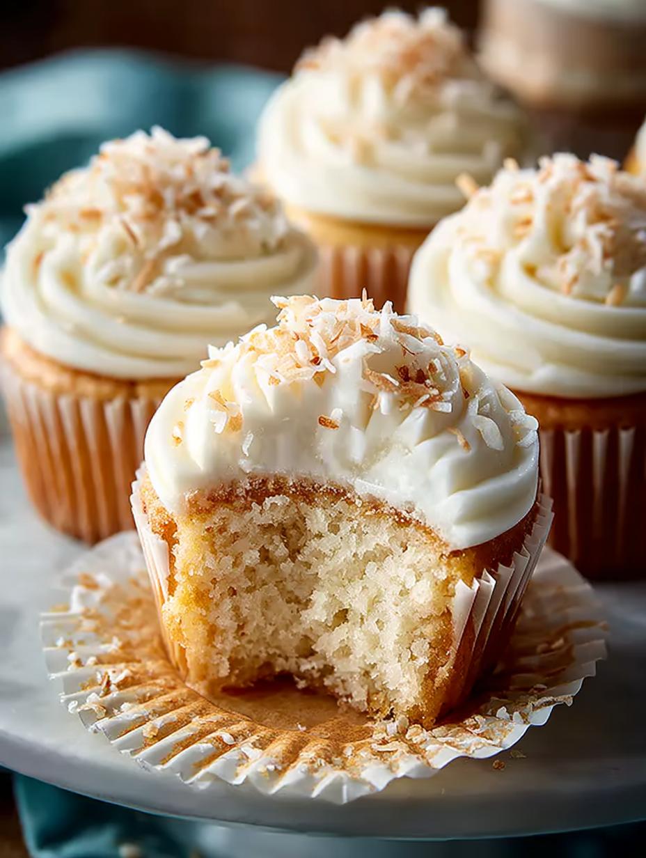 Coconut Cupcakes Coconut Cream