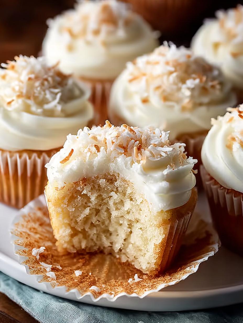 Coconut Cupcakes Coconut Cream