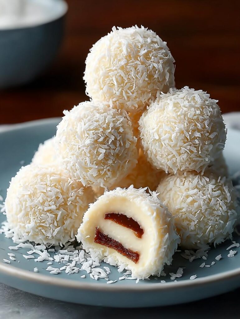 Coconut Snowball Truffles