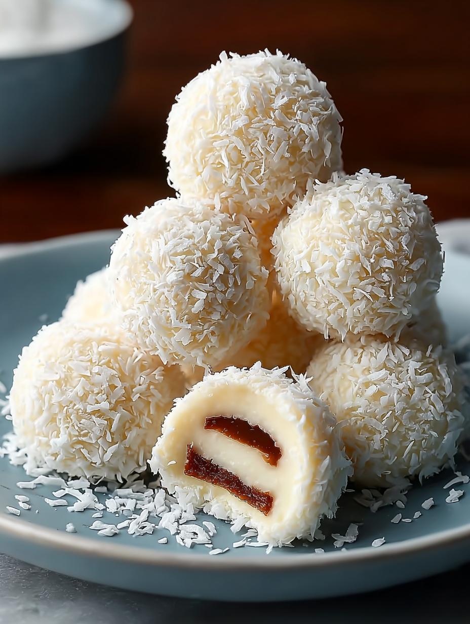 Coconut Snowball Truffles