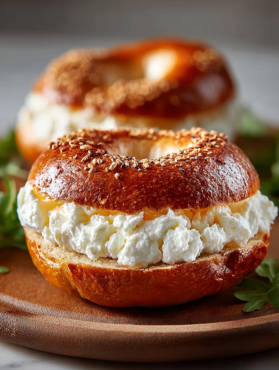 Cottage Cheese Bagels