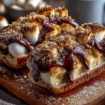 Cozy Smores Banana Boats
