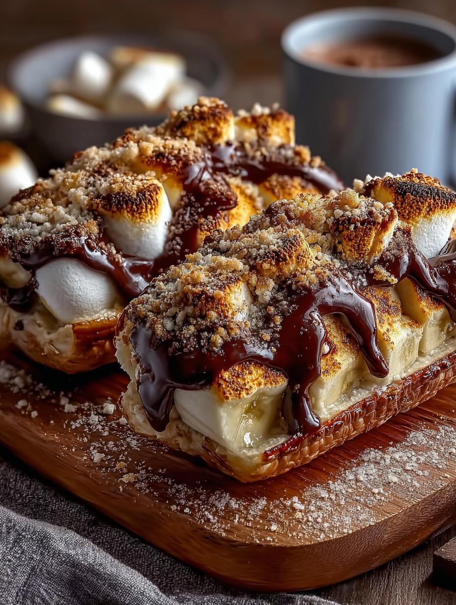 Cozy Smores Banana Boats