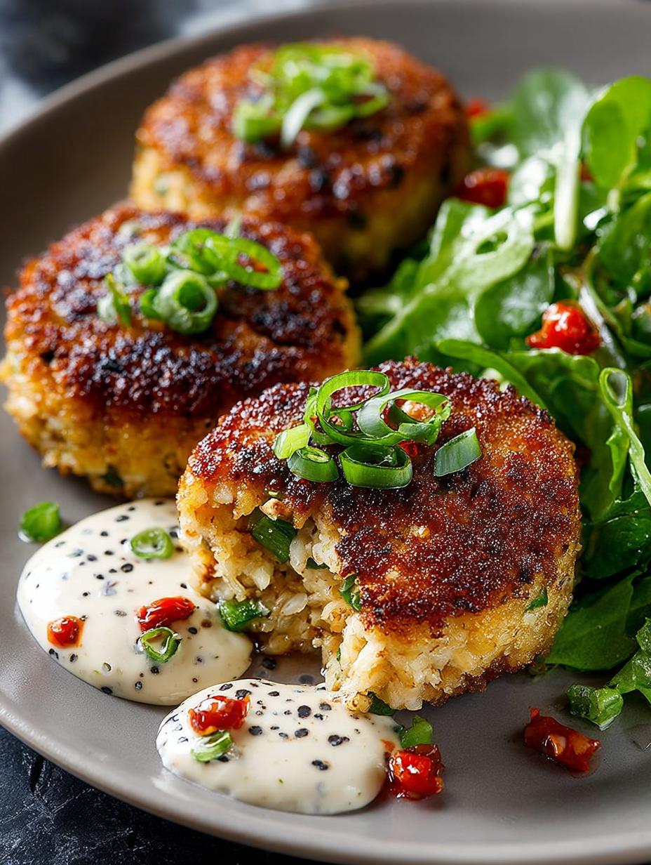 Crab Cakes with Spicy Lemon Yogurt Dip Recipe - Crab Cakes with Spicy - main visual representation