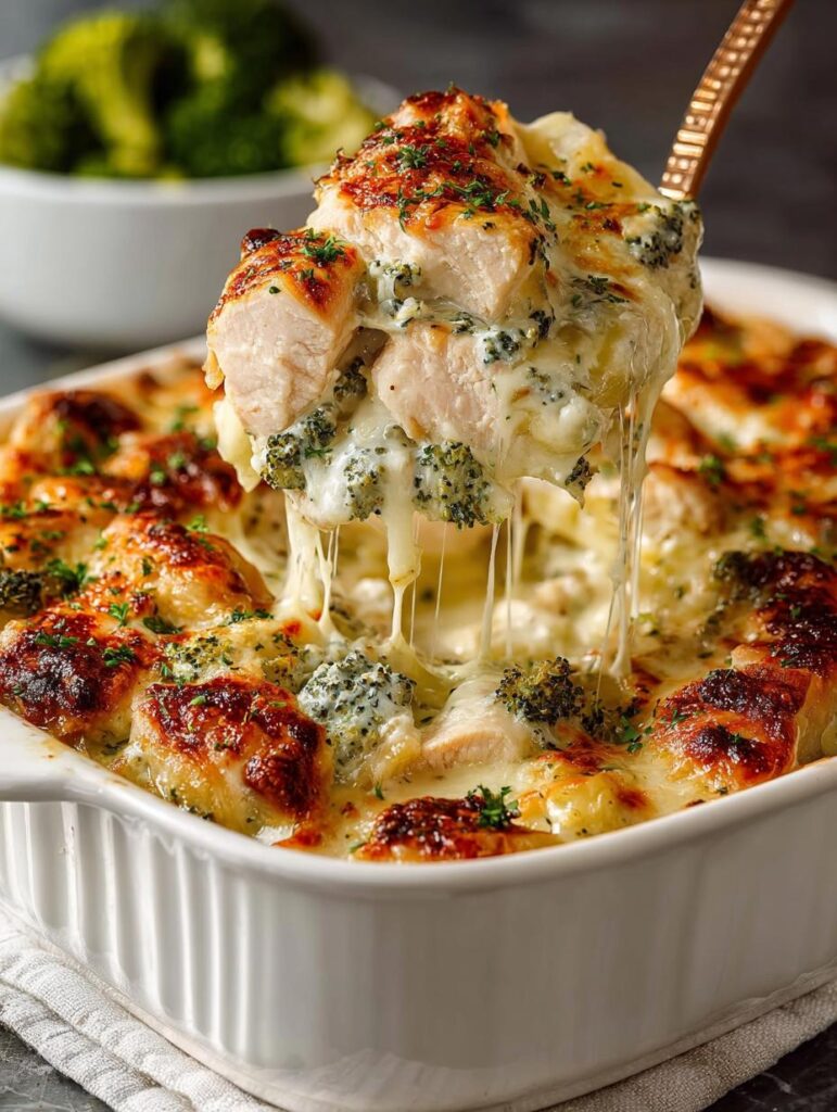 Creamy Baked Chicken Alfredo