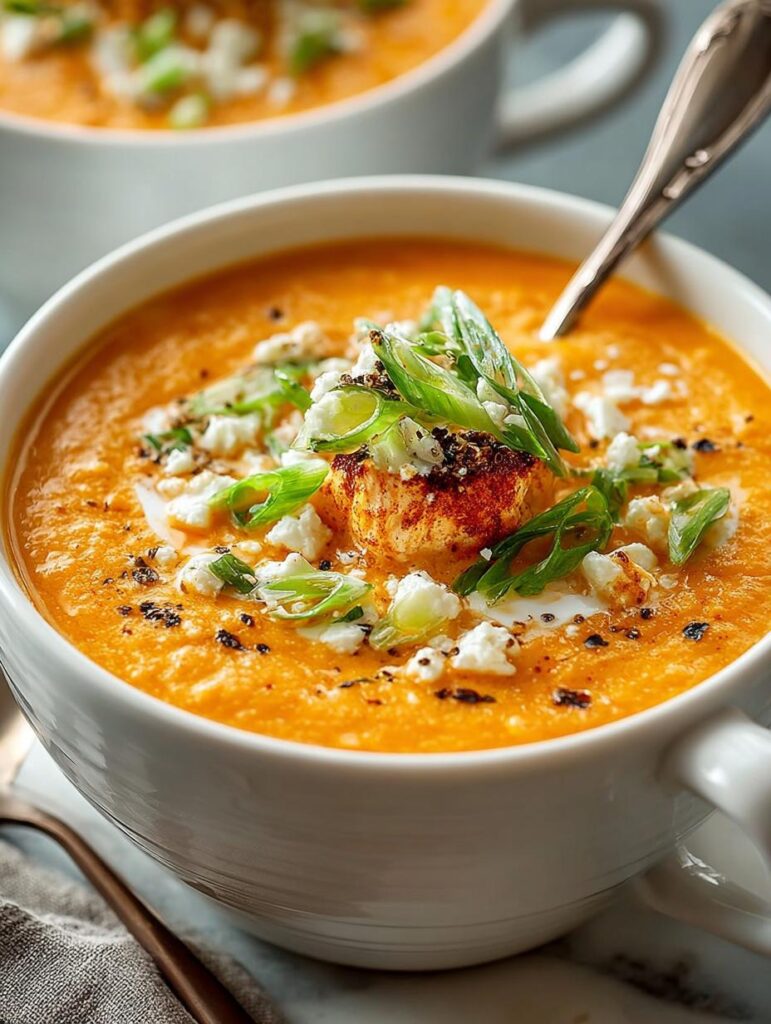 Creamy Buffalo Chicken Soup