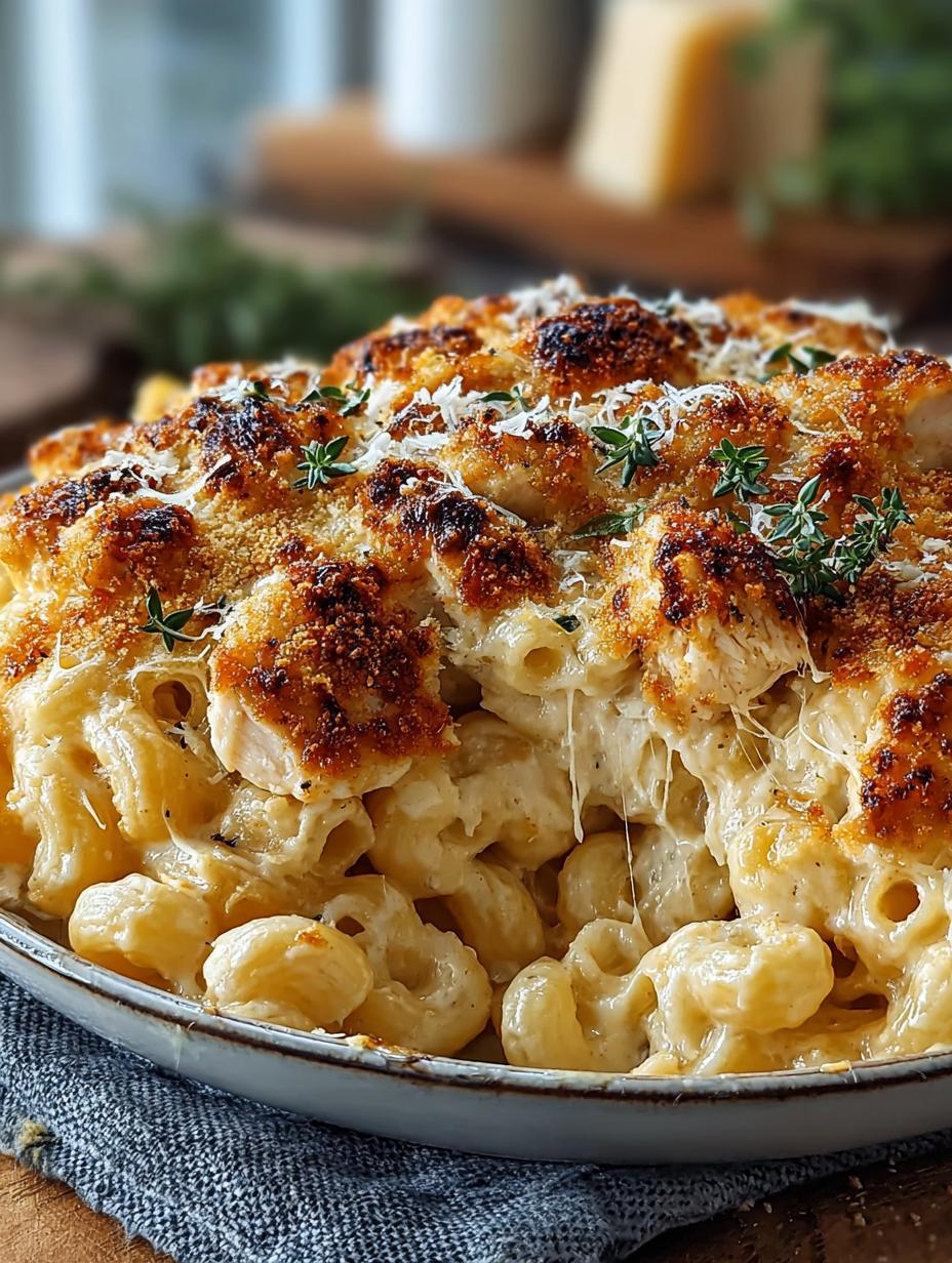 Creamy Chicken Mac Cheese: 30-Minute Comfort Dish - Creamy Chicken Mac Cheese - main visual representation