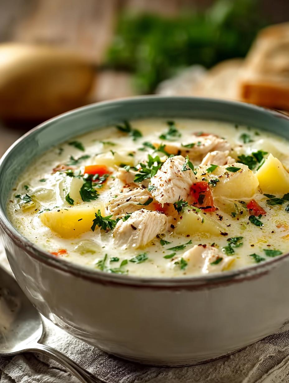Creamy Chicken Potato Soup