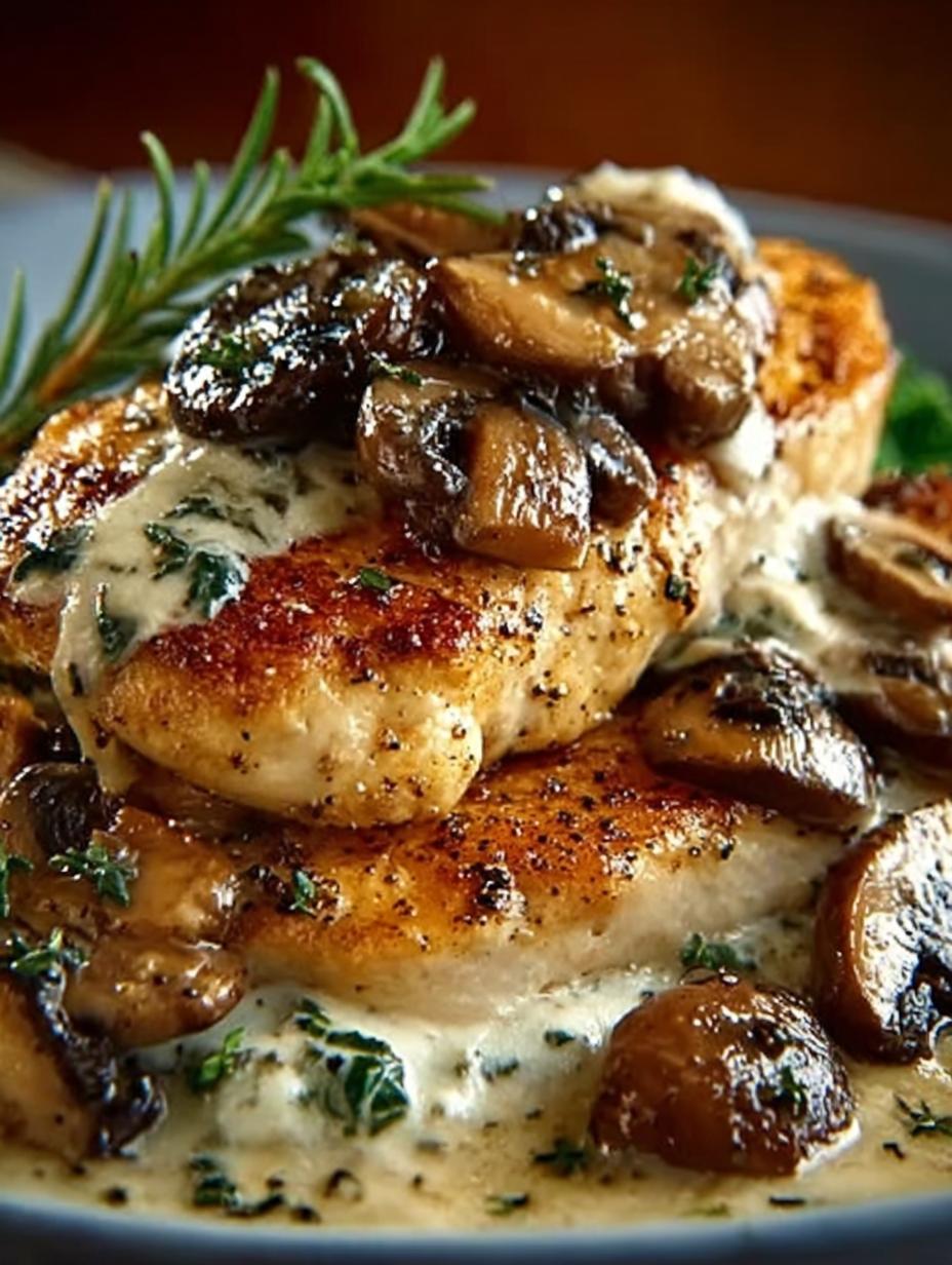 Creamy Mushroom Asiago Chicken: 10 Flavorful Steps - Creamy Mushroom Asiago Chicken - main visual representation