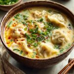 Creamy Potsticker Soup