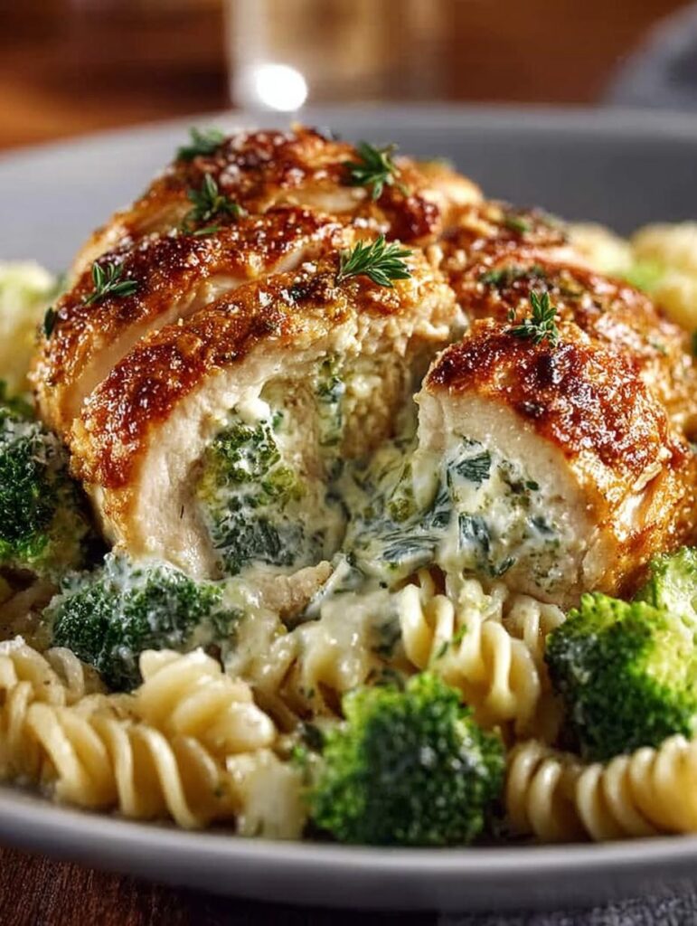 Creamy Rotisserie Chicken Broccoli