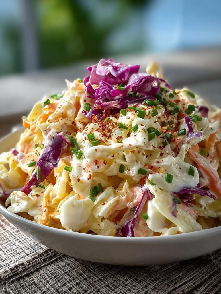 Creamy Southern Coleslaw with