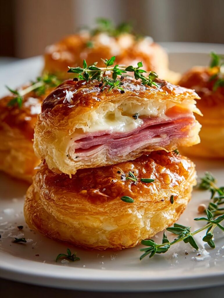 Crispy Beef Ham Cheese