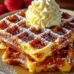 Crispy Buttermilk Belgian Waffles