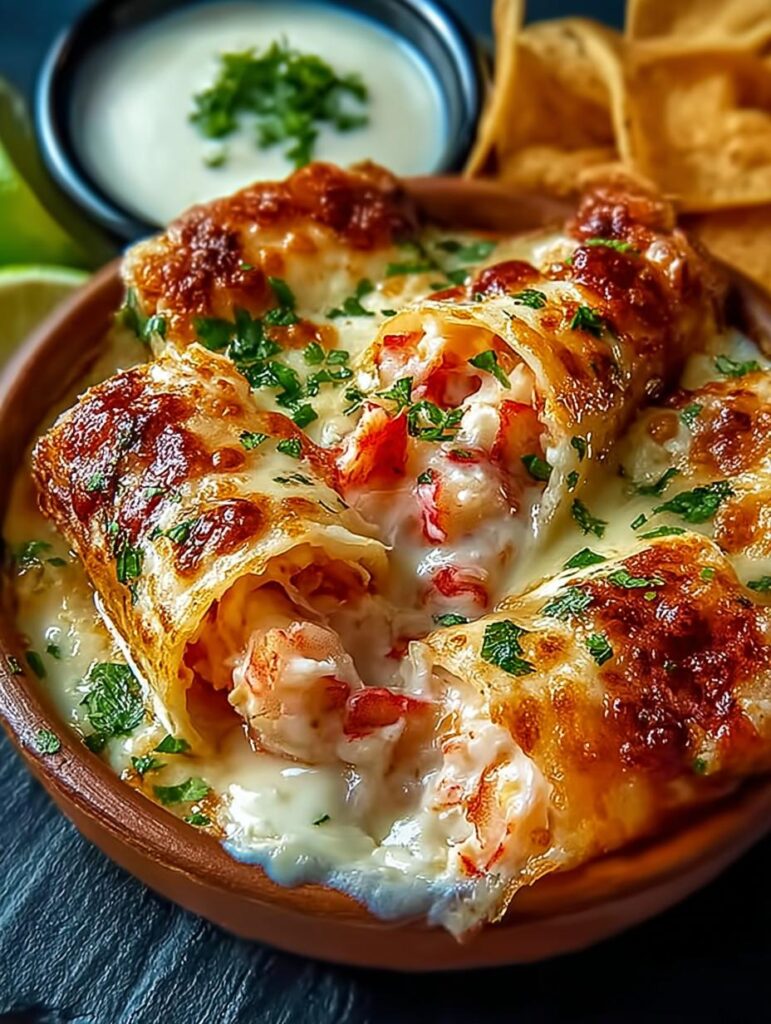 Crispy Crab Shrimp Queso